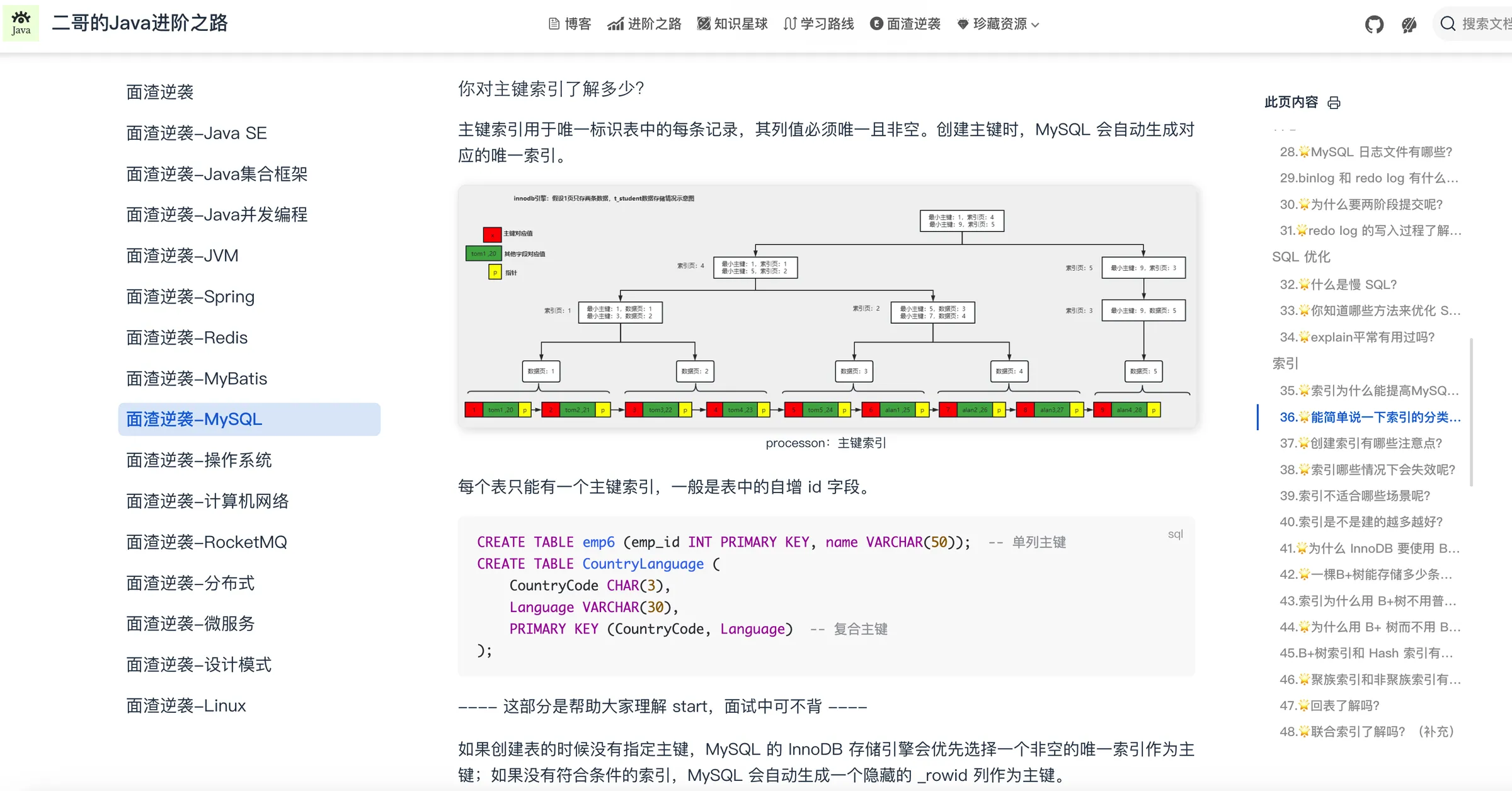 面渣逆袭 MySQL 篇