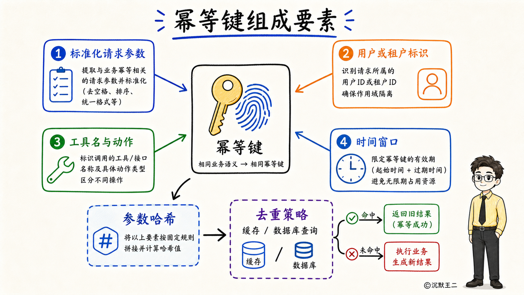 幂等键组成要素