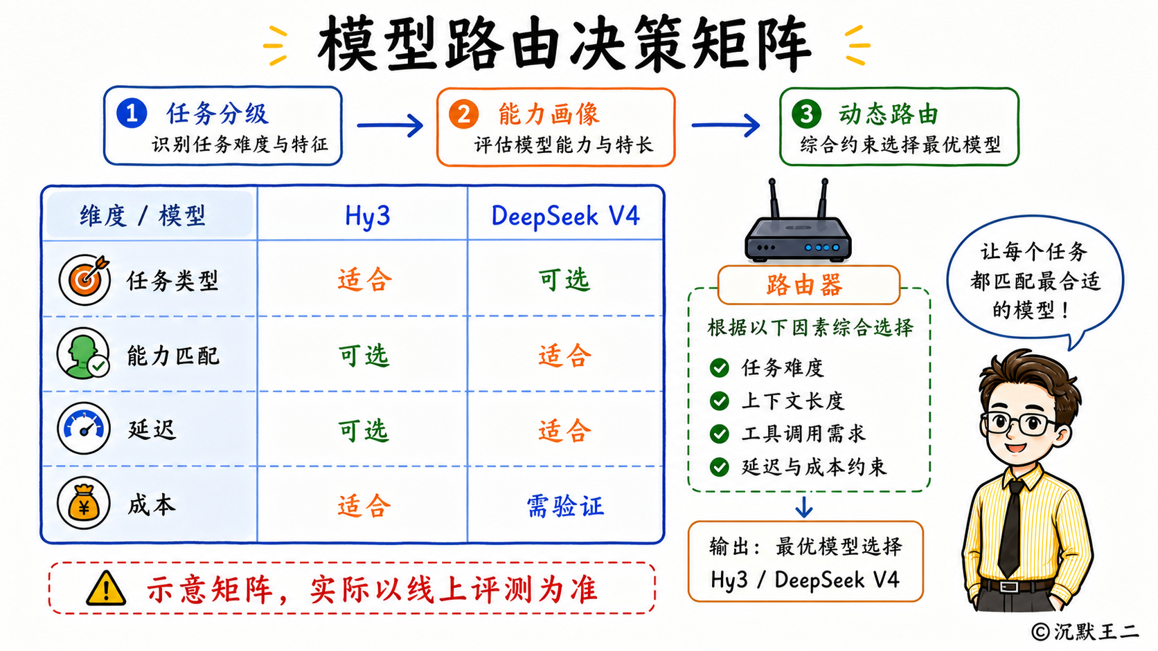 模型路由决策矩阵