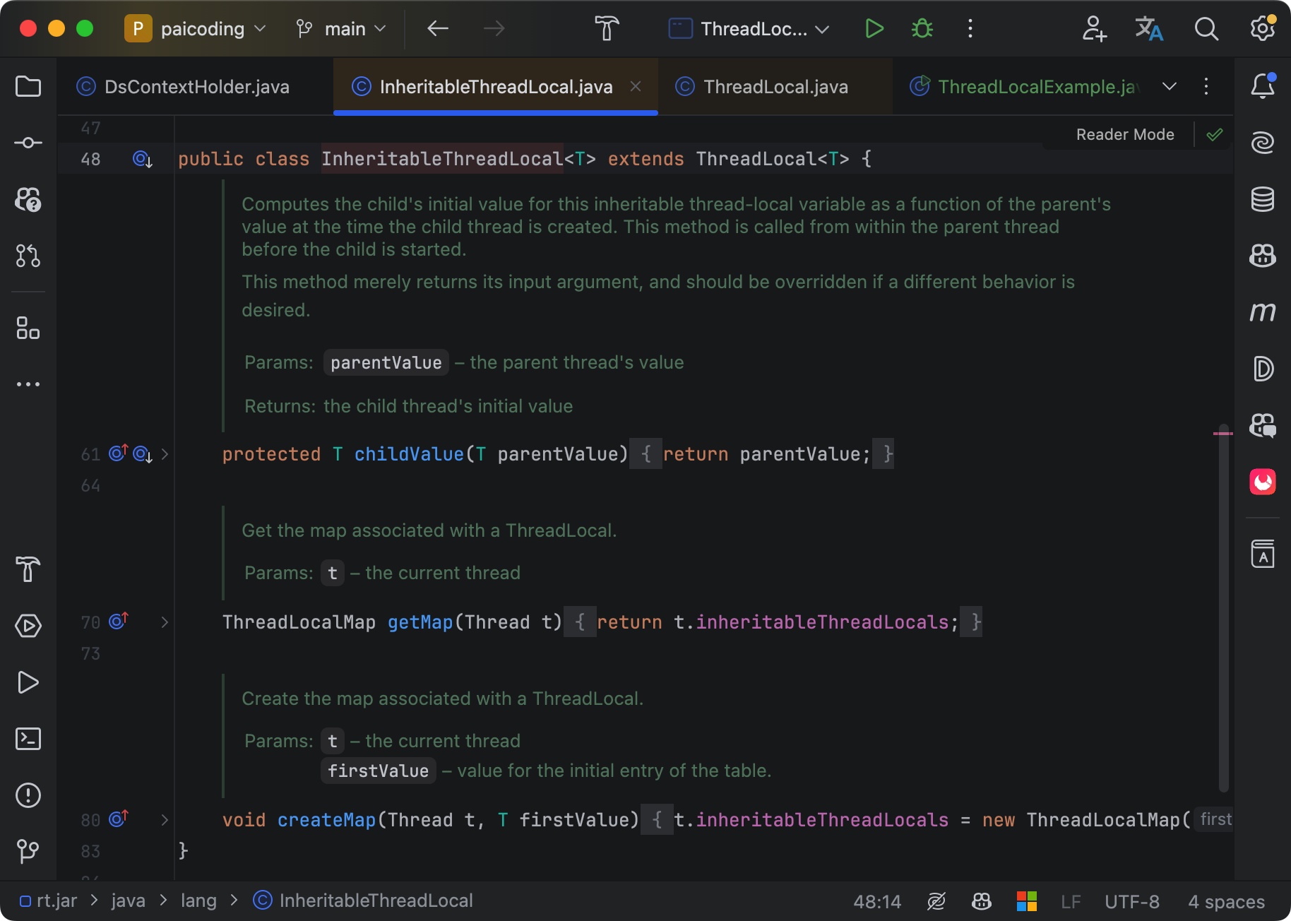 二哥的 Java 进阶之路：InheritableThreadLocal源码
