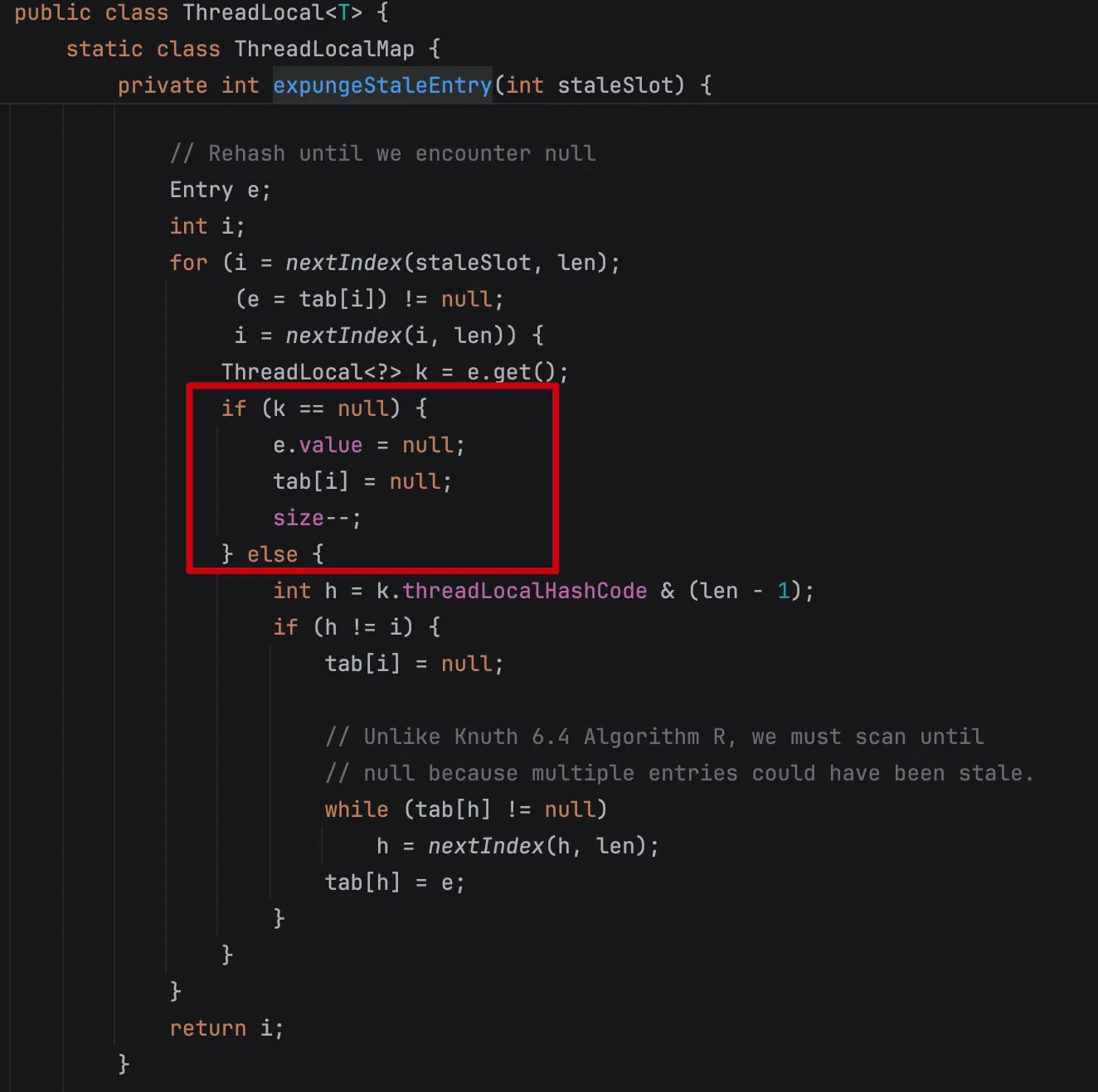 二哥的Java进阶之路：expungeStaleEntry
