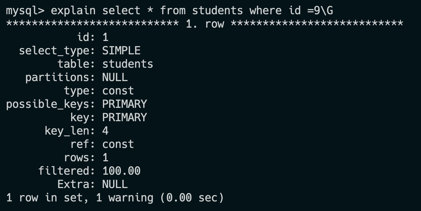 二哥的 Java 进阶之路：explain 结果