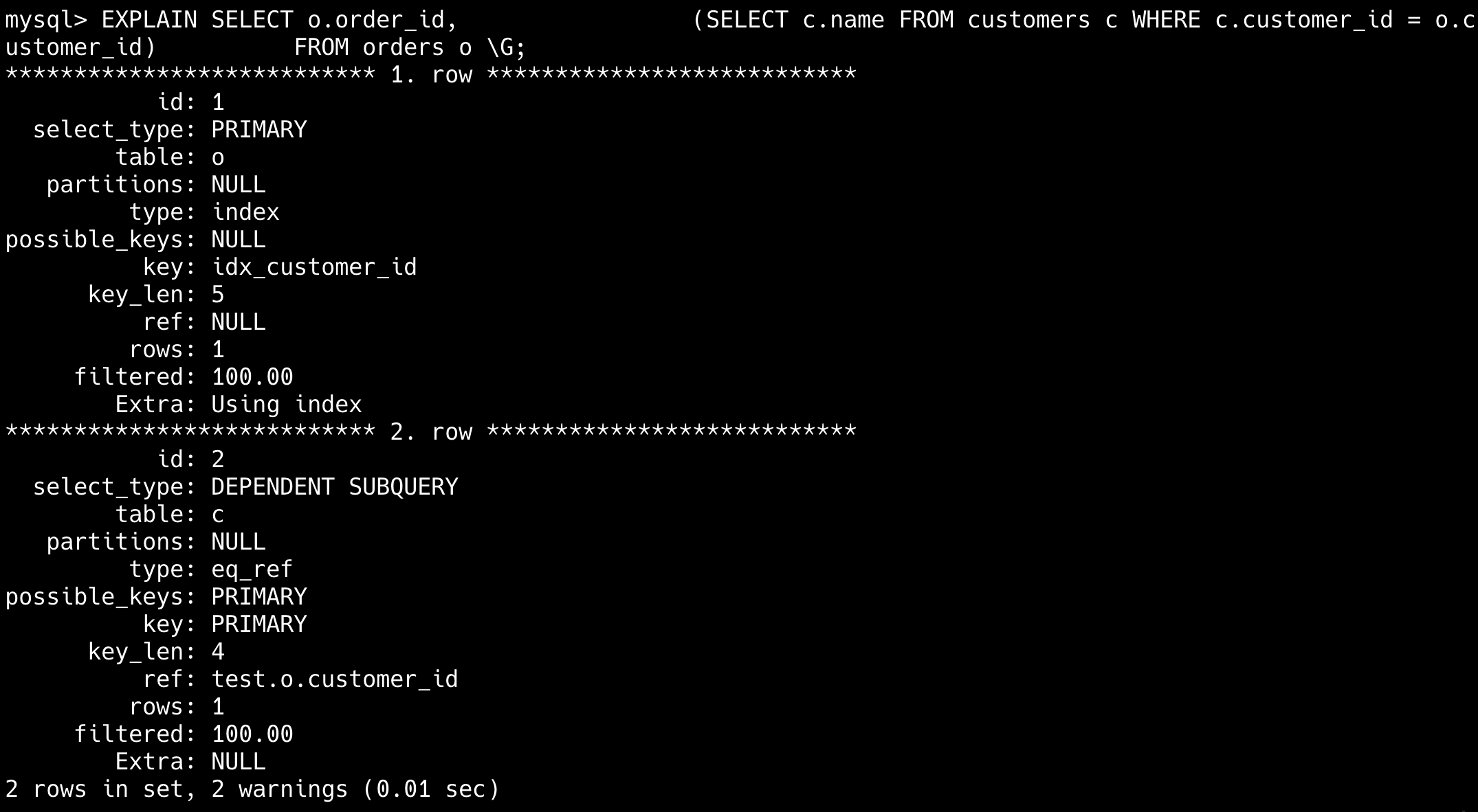 二哥的 Java 进阶之路：子查询的执行计划