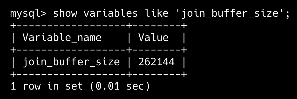 二哥的 Java 进阶之路：join_buffer_size