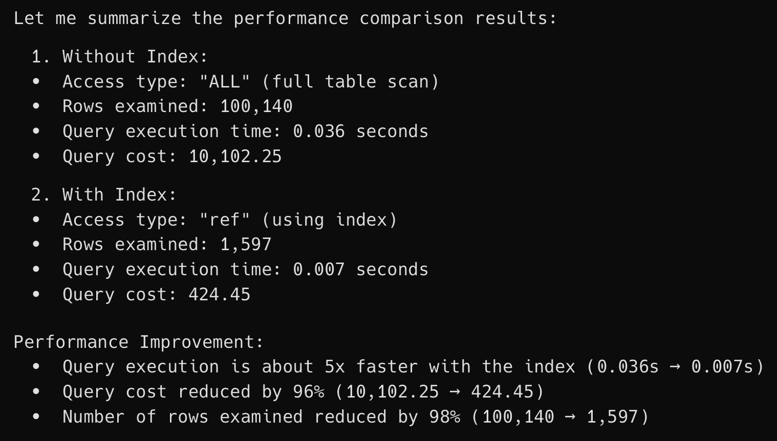 二哥的 Java 进阶之路：有索引和没有索引的查询效率