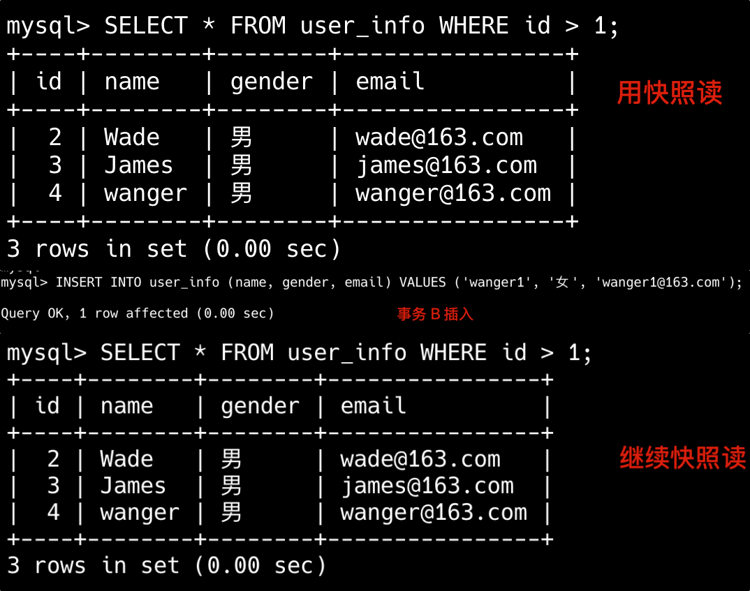二哥的 Java 进阶之路：只用快照读