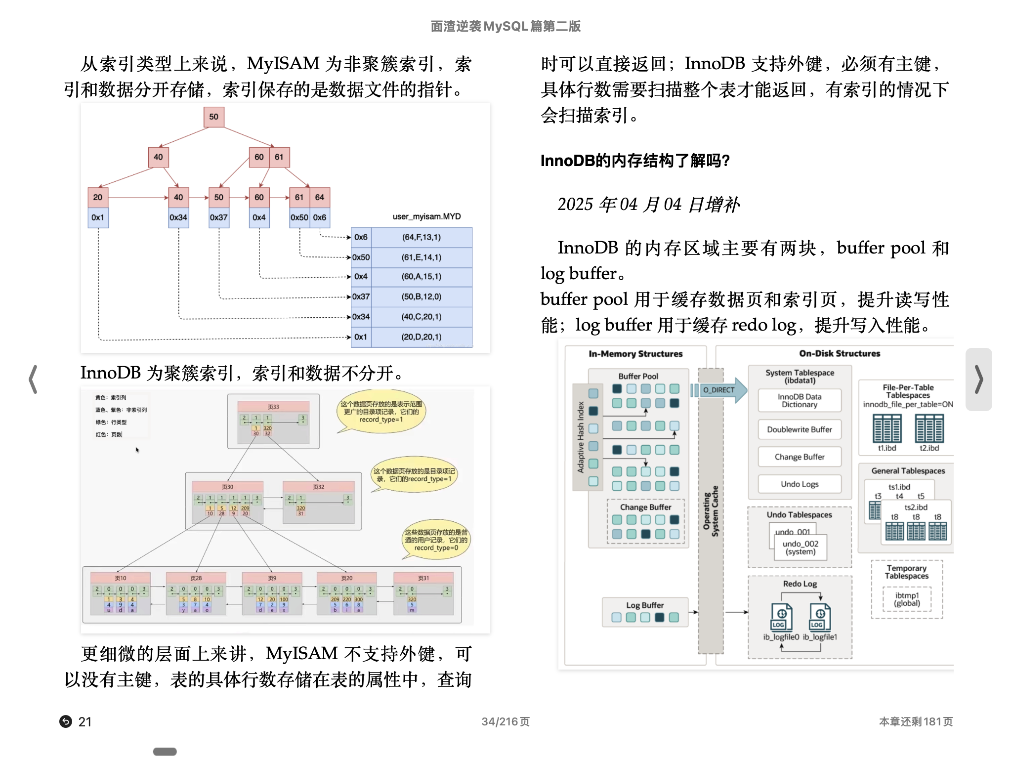 面渣逆袭MySQL篇：epub 版本