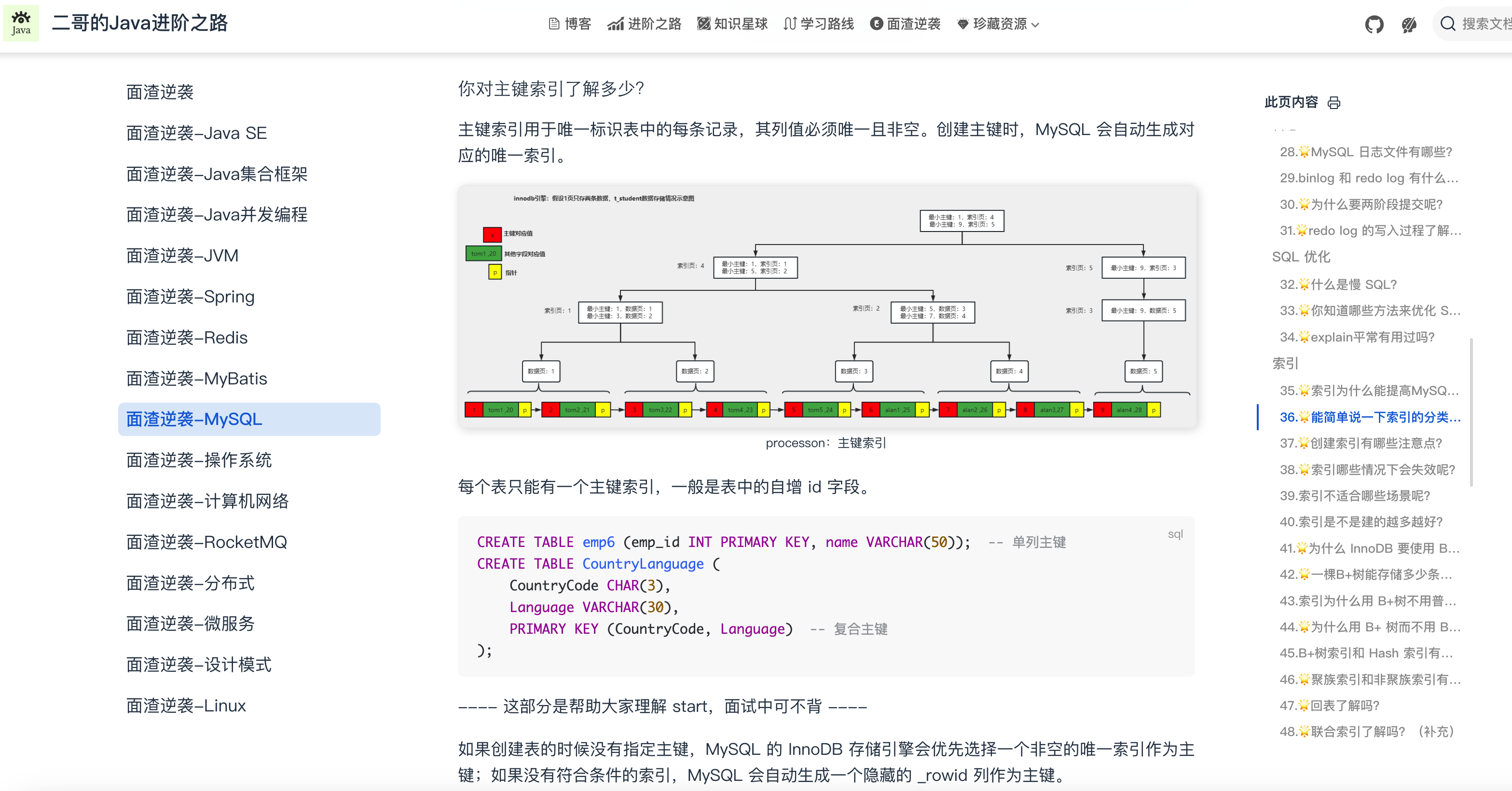 面渣逆袭 MySQL 篇