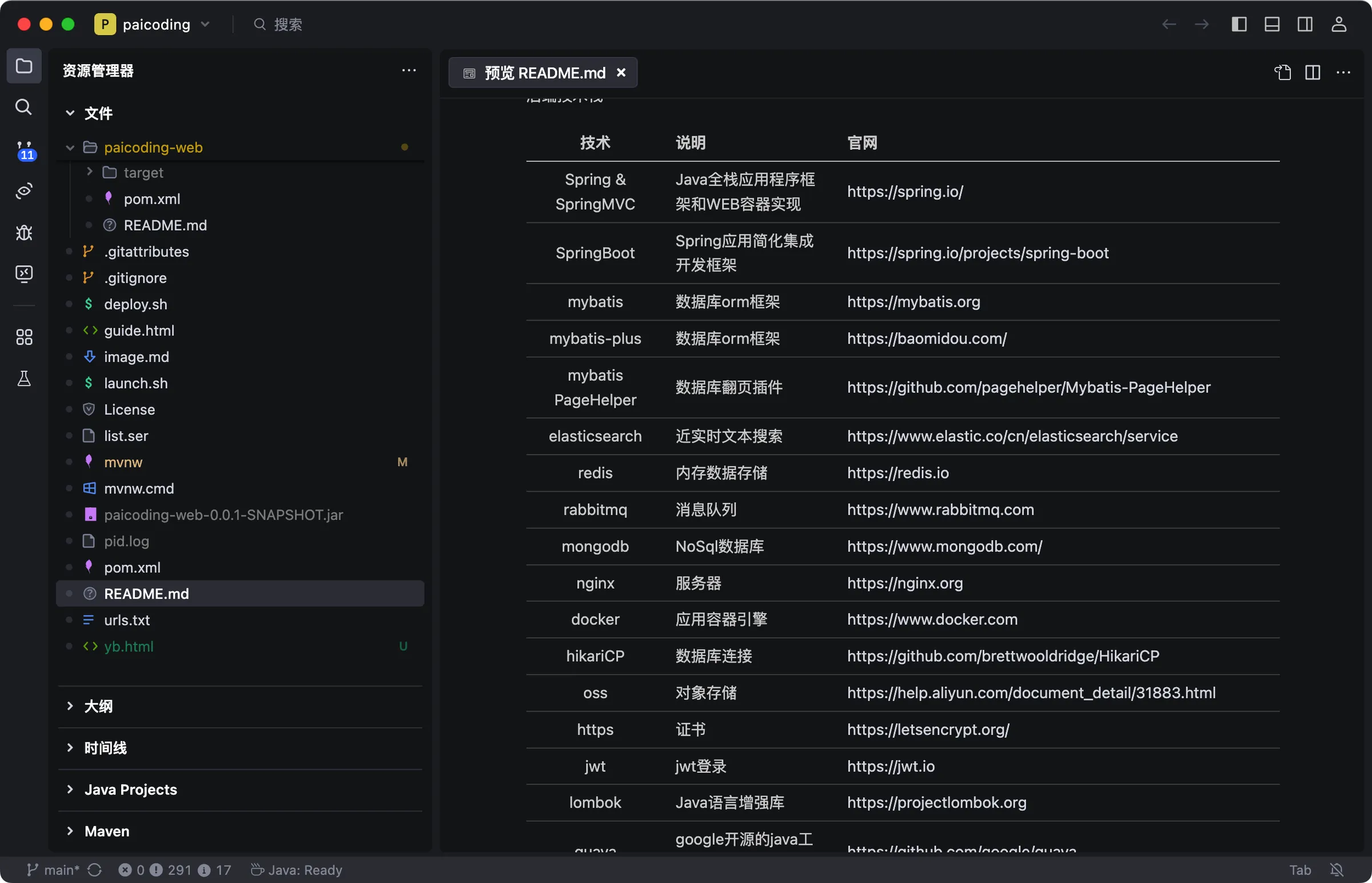 技术派：技术选型