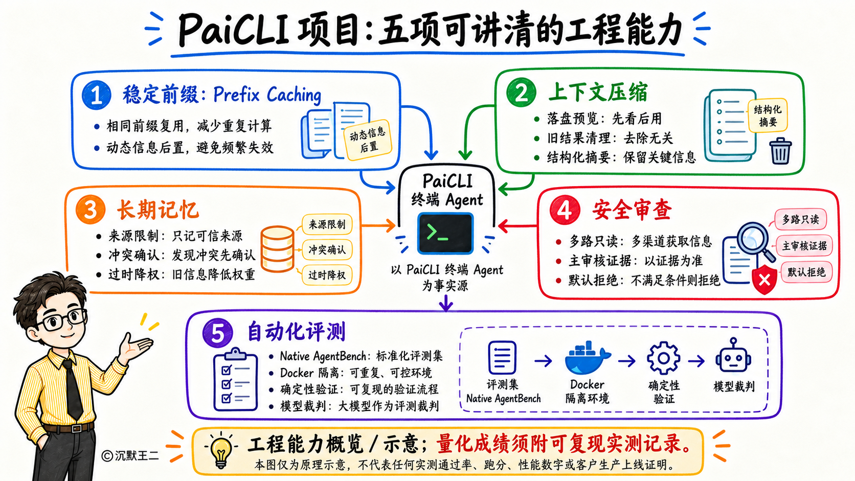 PaiCLI项目五项工程能力概览