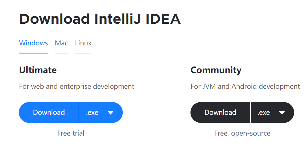 jetbrains 下载 idea